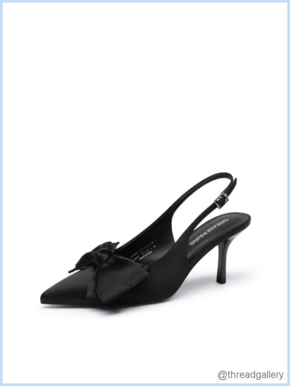 Women's Slingback Stiletto Pump Heels Pointed Toe Satin Dress Shoes